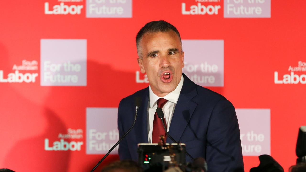 Peter Malinauskas at podium