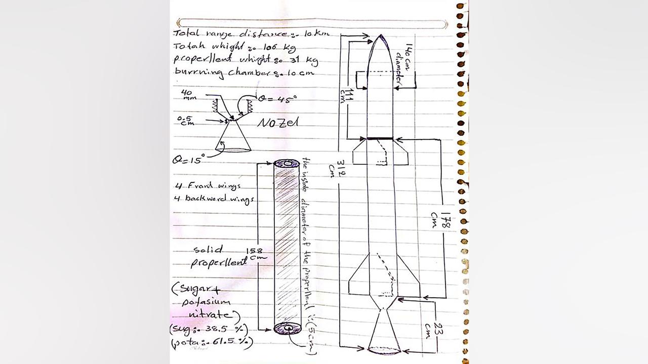 Rocket diagram by Zahab