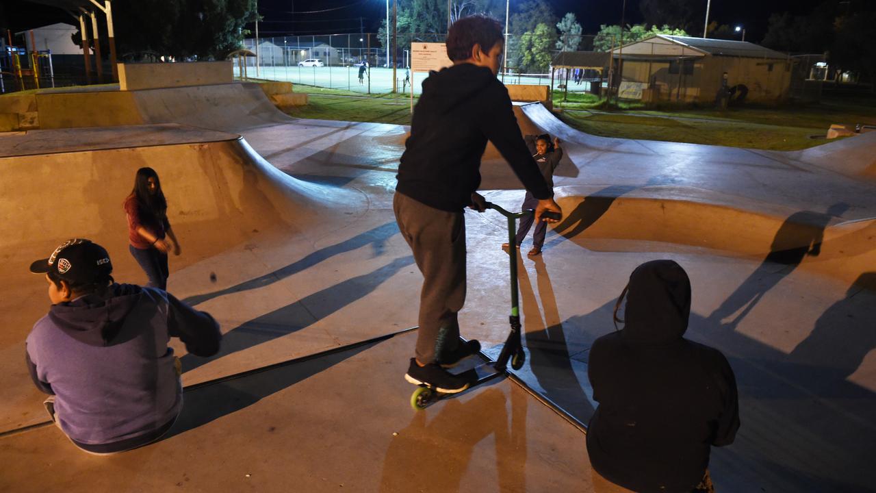 Aboriginal youths at a skate park (file image)