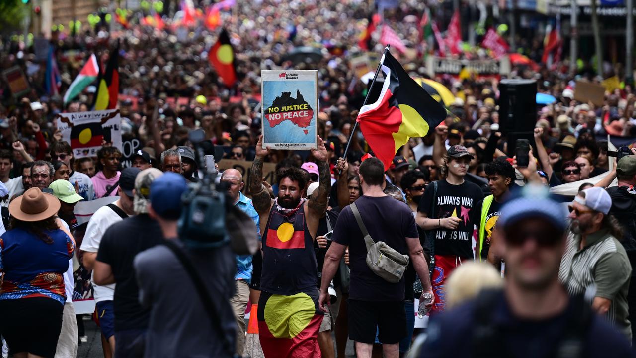 Invasion Day rally in Sydney (file)