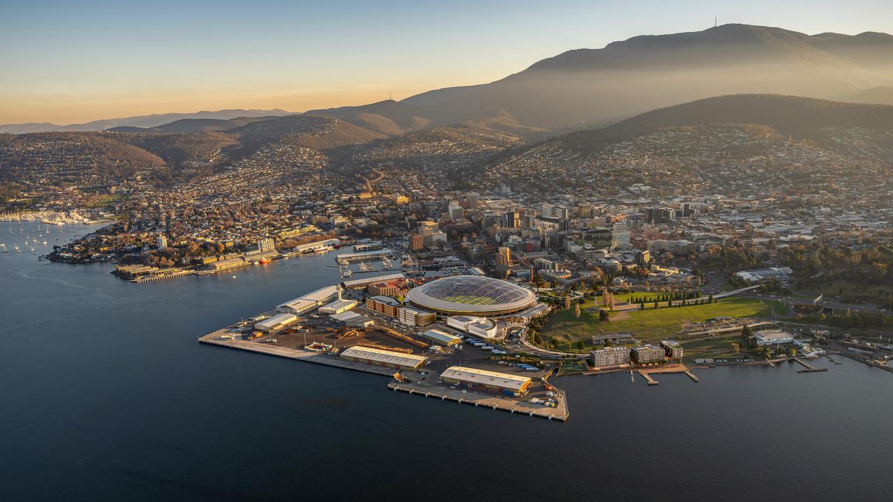 The proposed 23,000-seat stadium at Macquarie Point