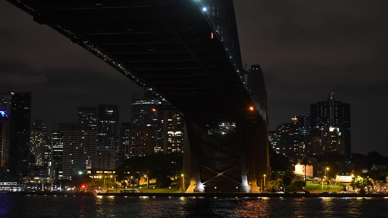 Earth Hour in Sydney