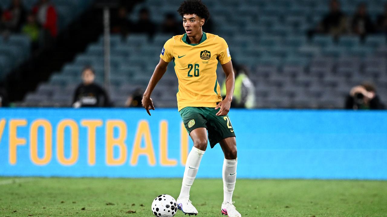 Lucas Herrington was impressive on debut for the Socceroos.