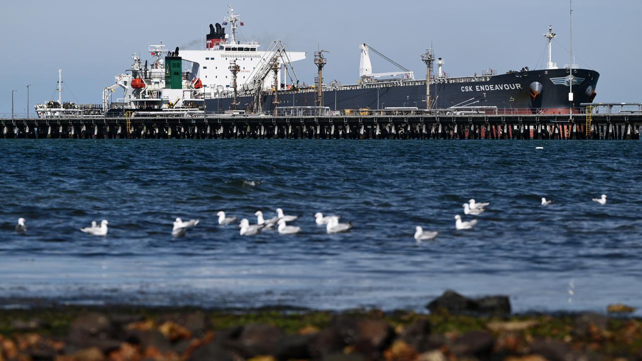 A fuel tanker in Melbourne