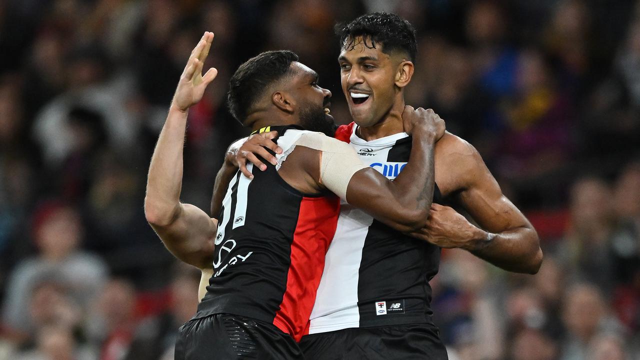 Saintly duo Liam Ryan and Nasiah Wanganeen-Milera