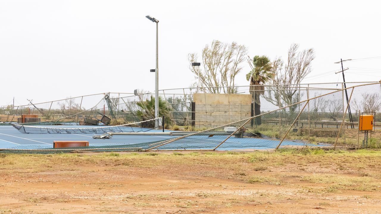 Storm damage in Exmouth