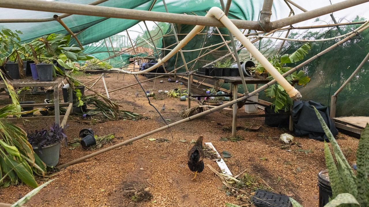 Storm damage in Exmouth