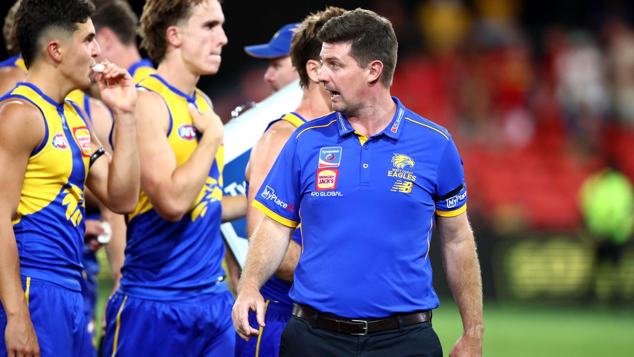 Eagles coach Andrew McQualter.