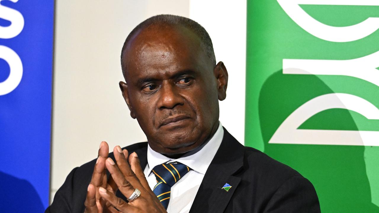 Solomon Islands Prime Minister Jeremiah Manele