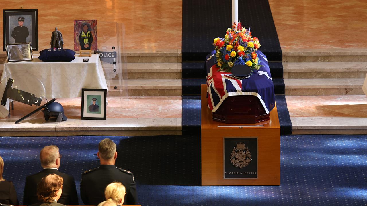 The funeral of Senior Constable Vadim de Waart-Hottart