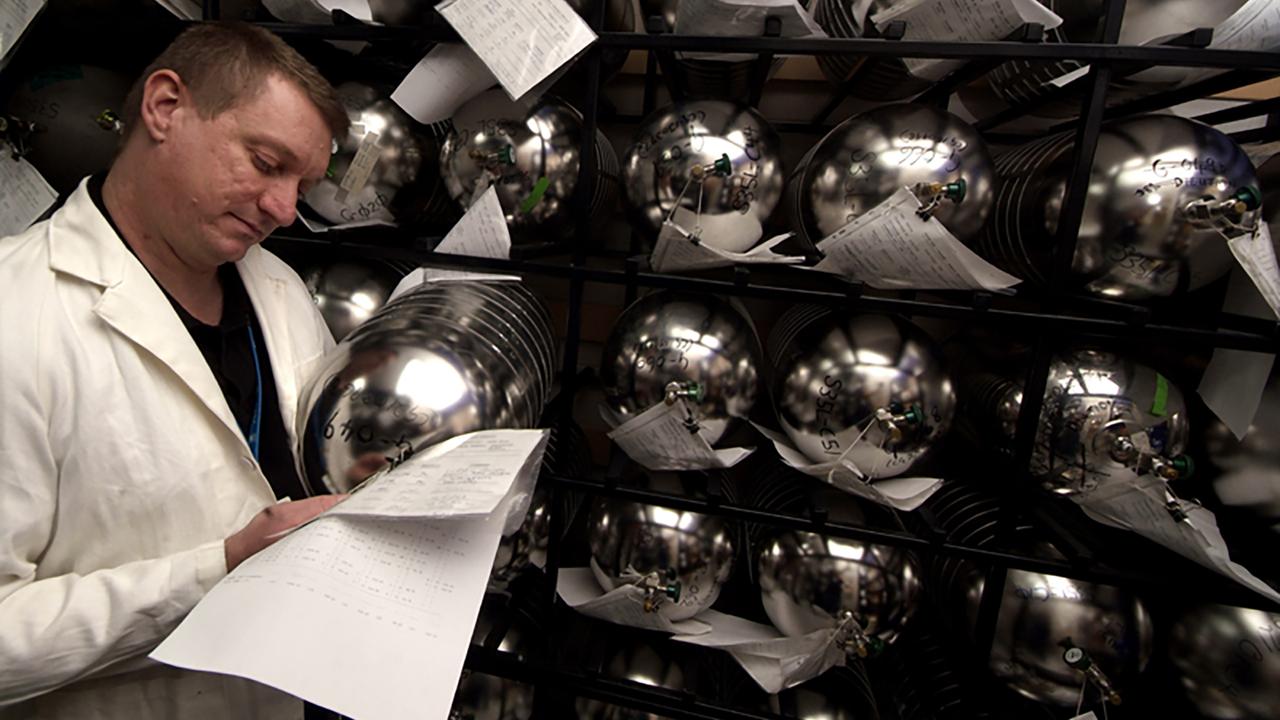 Tanks of Cape Grim air in storage