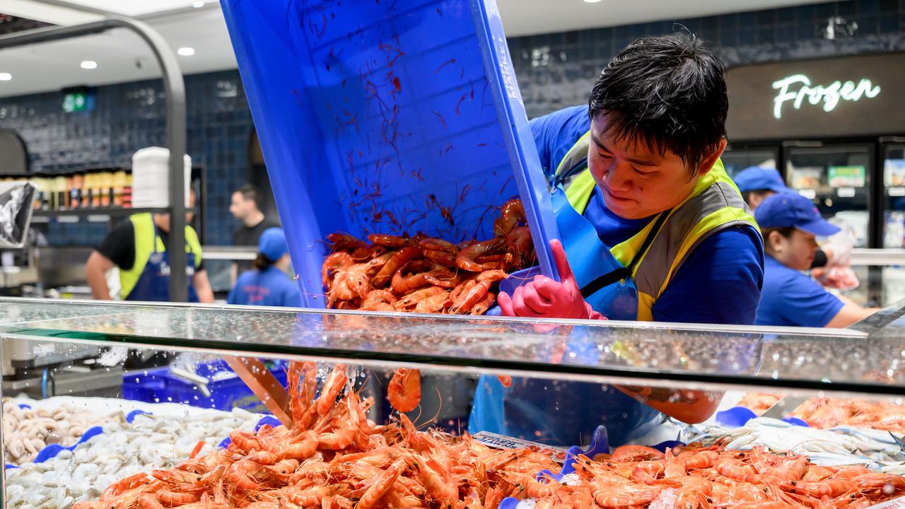 Staff at the Sydney Fish Market