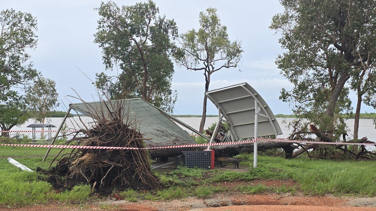 Damage from Cyclone Narelle