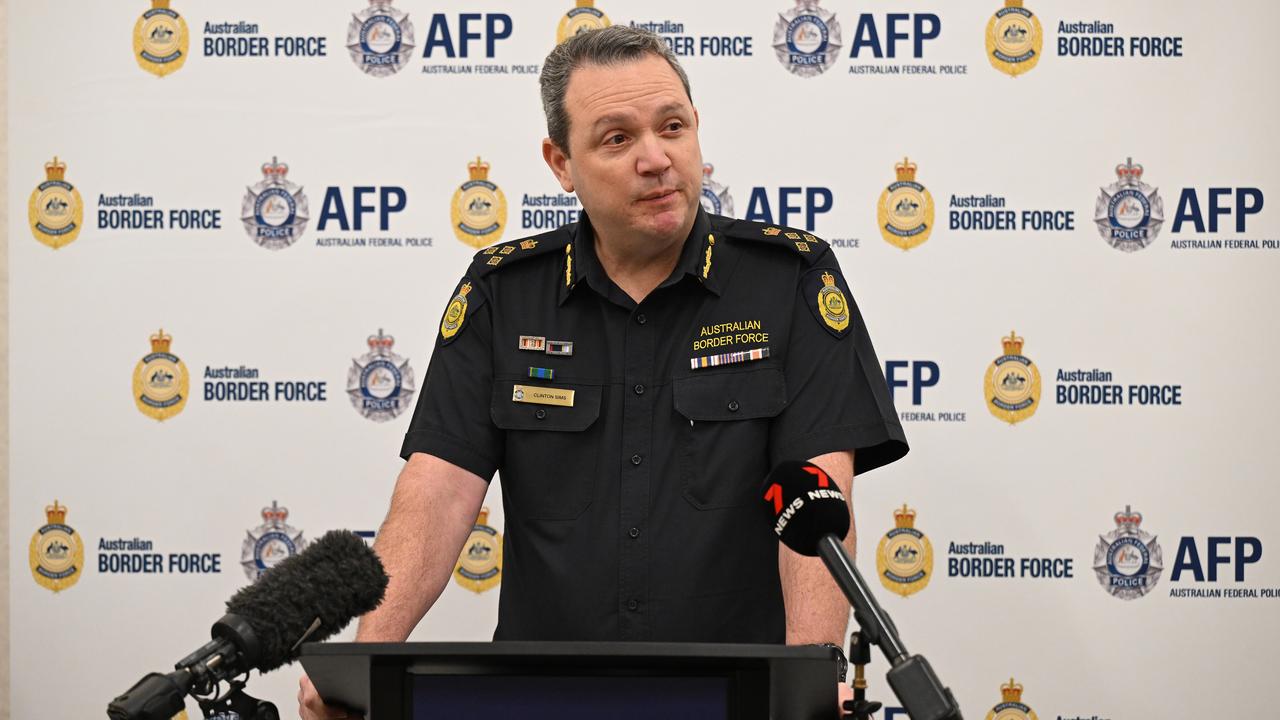 Australian Border Force Commander Clinton Sims