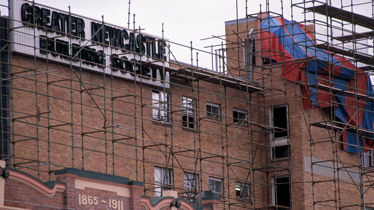 Damage from the Newcastle earthquake