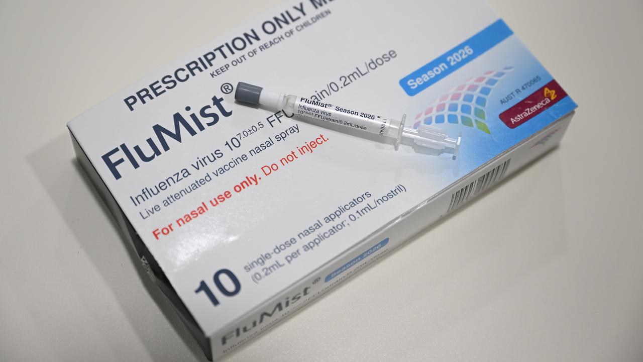 The FluMist needle-less flu vaccine