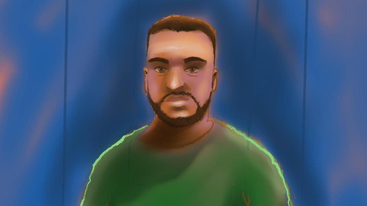 Naveed Akram court sketch (file)