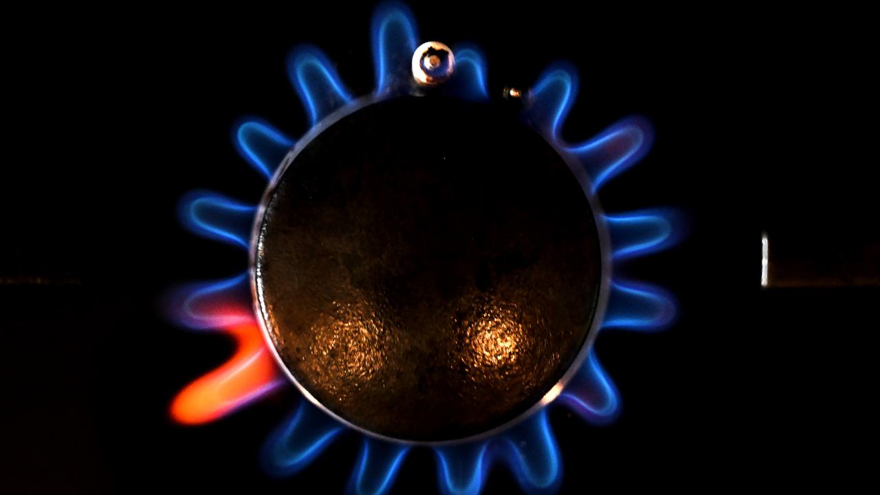 A kitchen gas stove burner (file image)