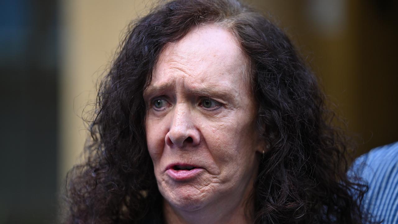 Penny Green, daughter of Veronica Green speaks to media