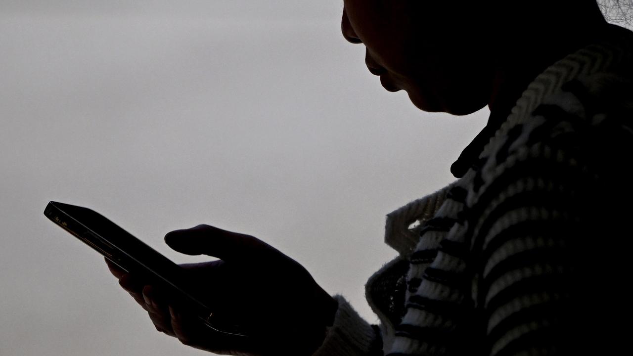 A woman seen using a smartphone (file image)