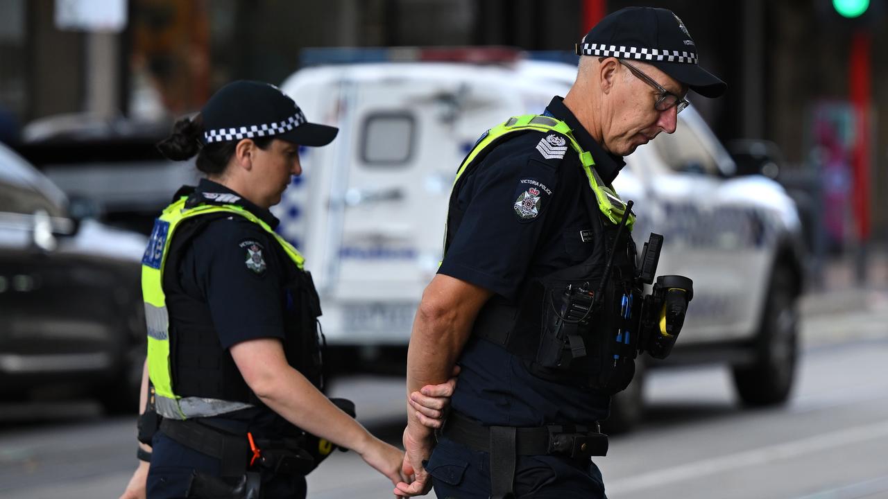 Victoria Police officers (file image)
