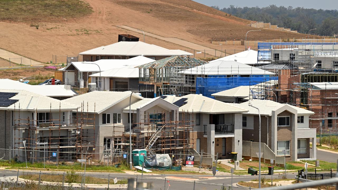 New houses in a housing estate (file image)