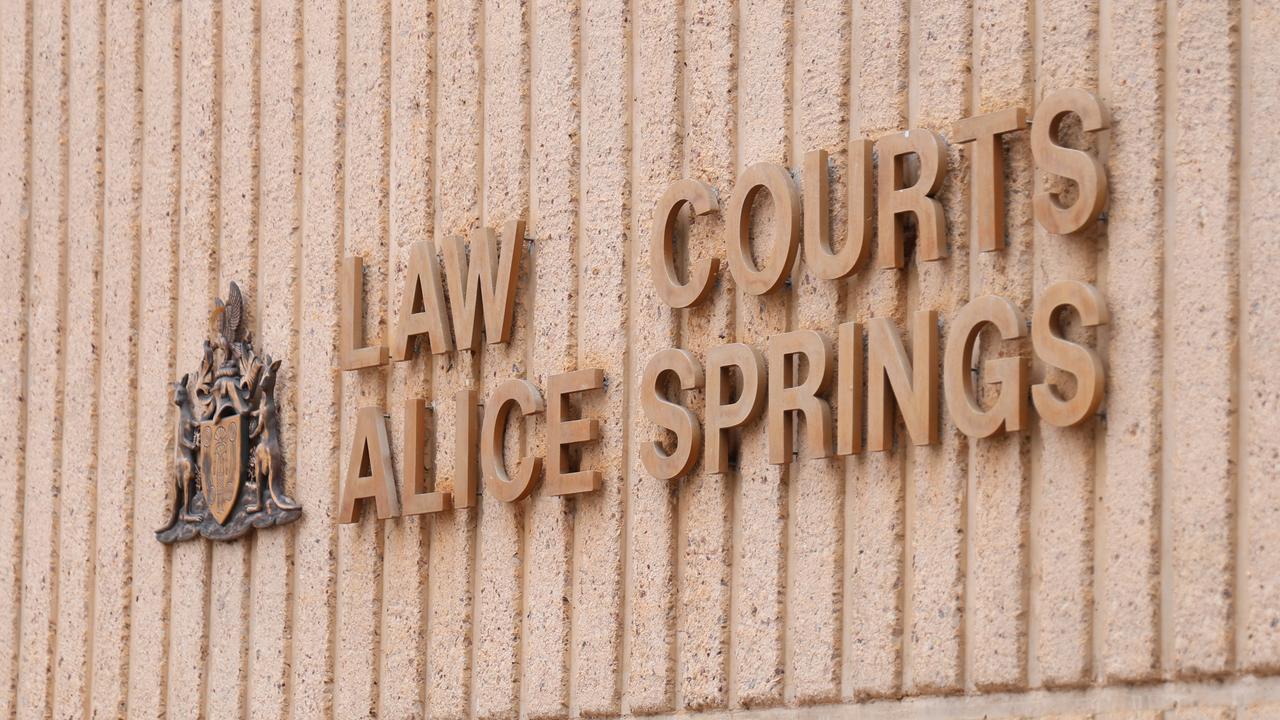 Signage at Alice Springs Local Court (file image)