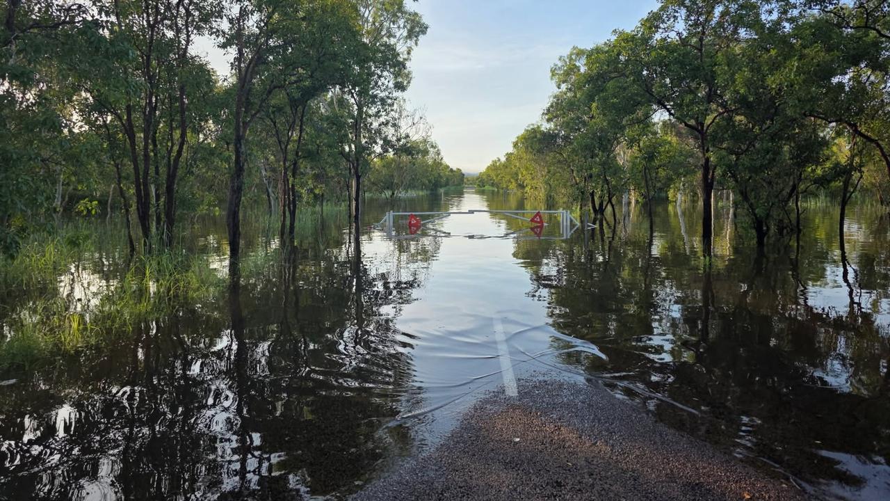 Floodwaters around the Daly River (file image)