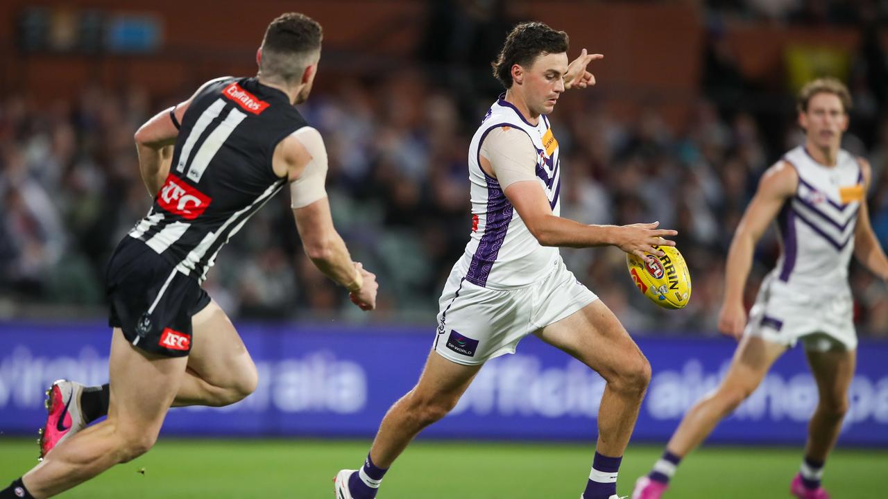 Jordan Clark played a fantastic game for the Dockers