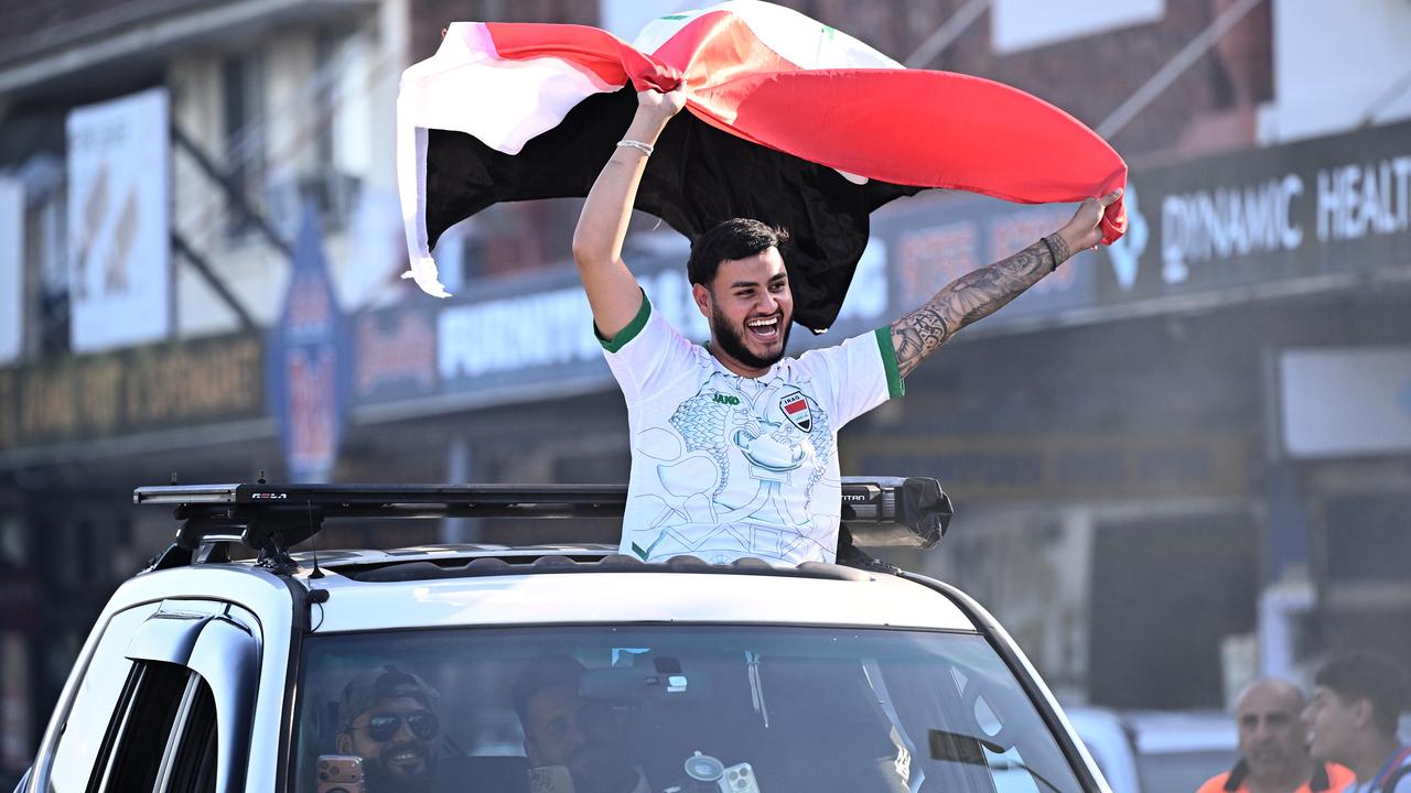 Iraq supporters.