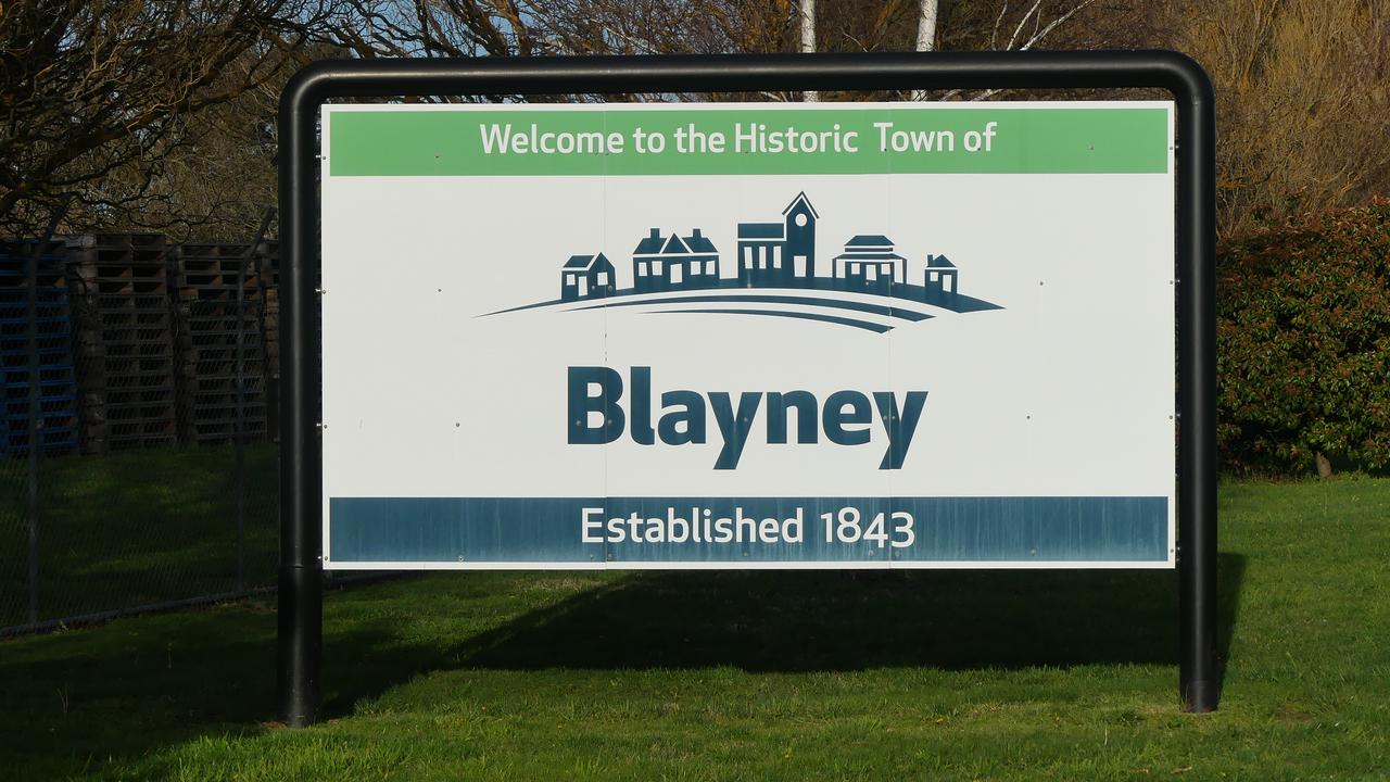 A sign at the entrance of Blayney (file image)