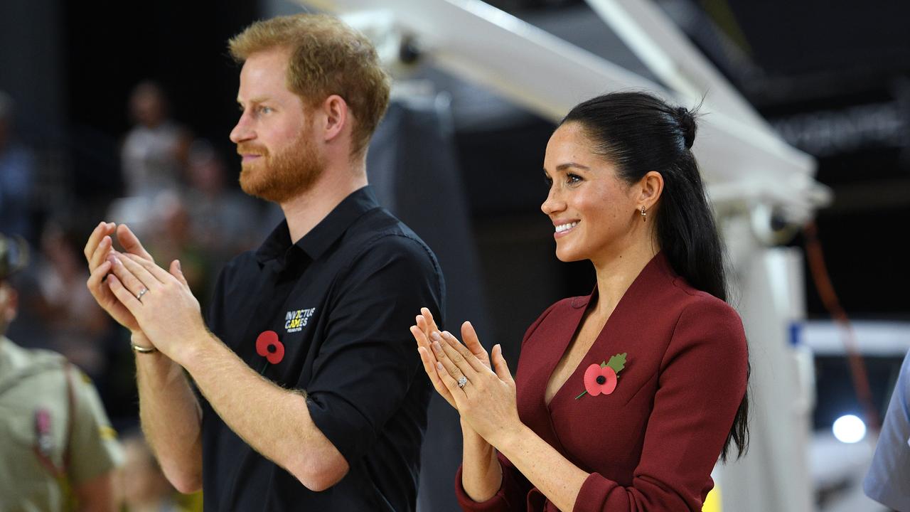 Harry and Meghan at the Invictus Games (file image)