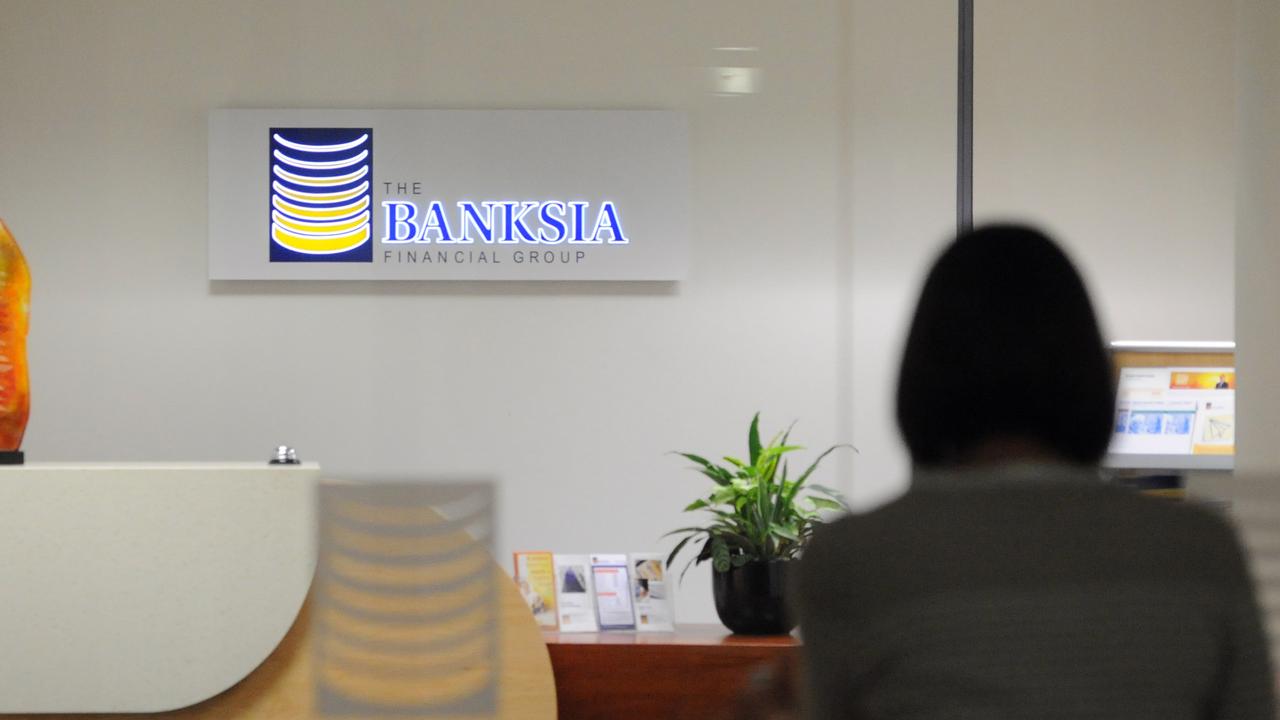 Woman in Banksia office (file)