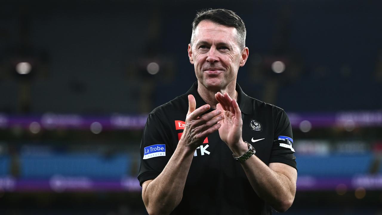 Collingwood coach Craig McRae