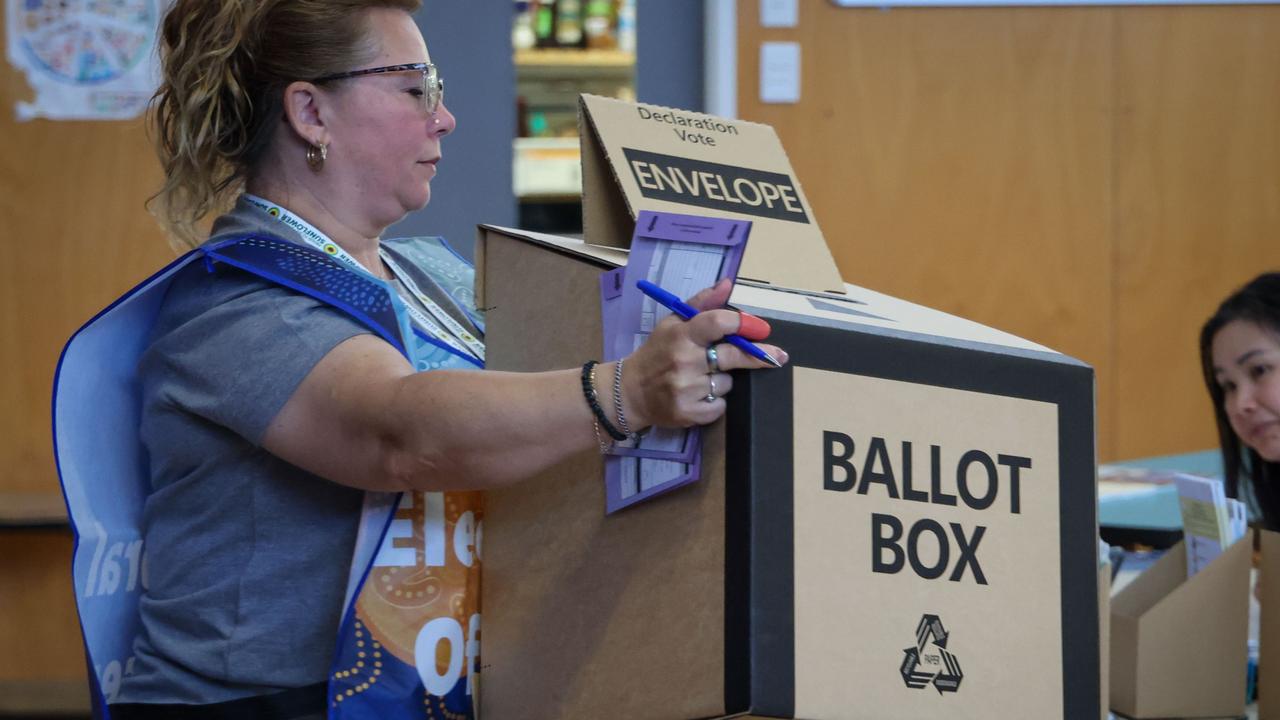 A ballot box in SA election