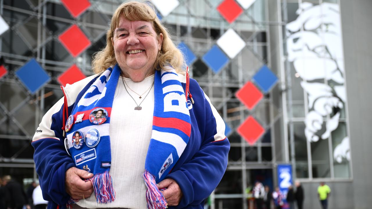 Western Bulldogs supporter Rose Dennis