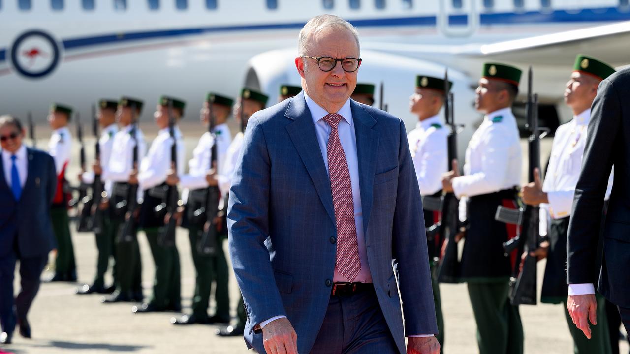 Prime Minister Anthony Albanese arrives in Brunei (file image)