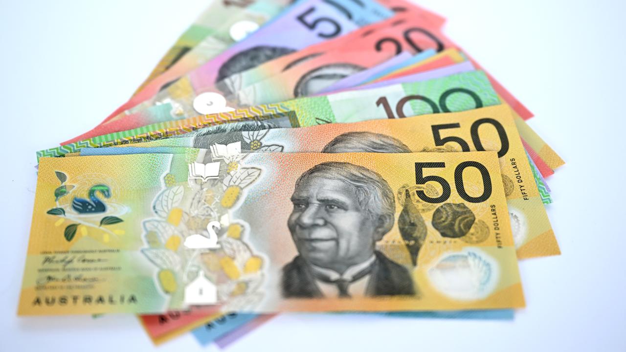 Australian banknotes (file image)