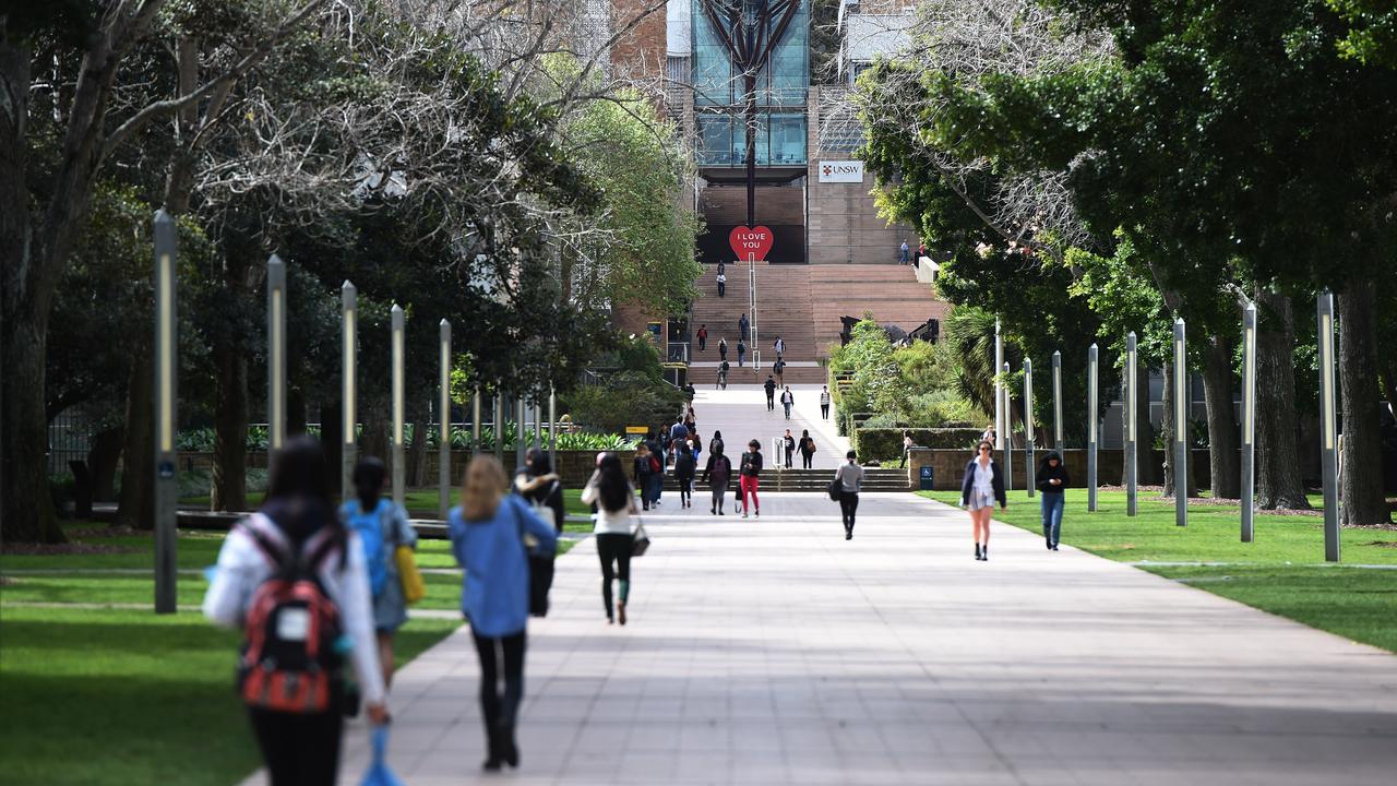 Students enter the University of New South Wales
