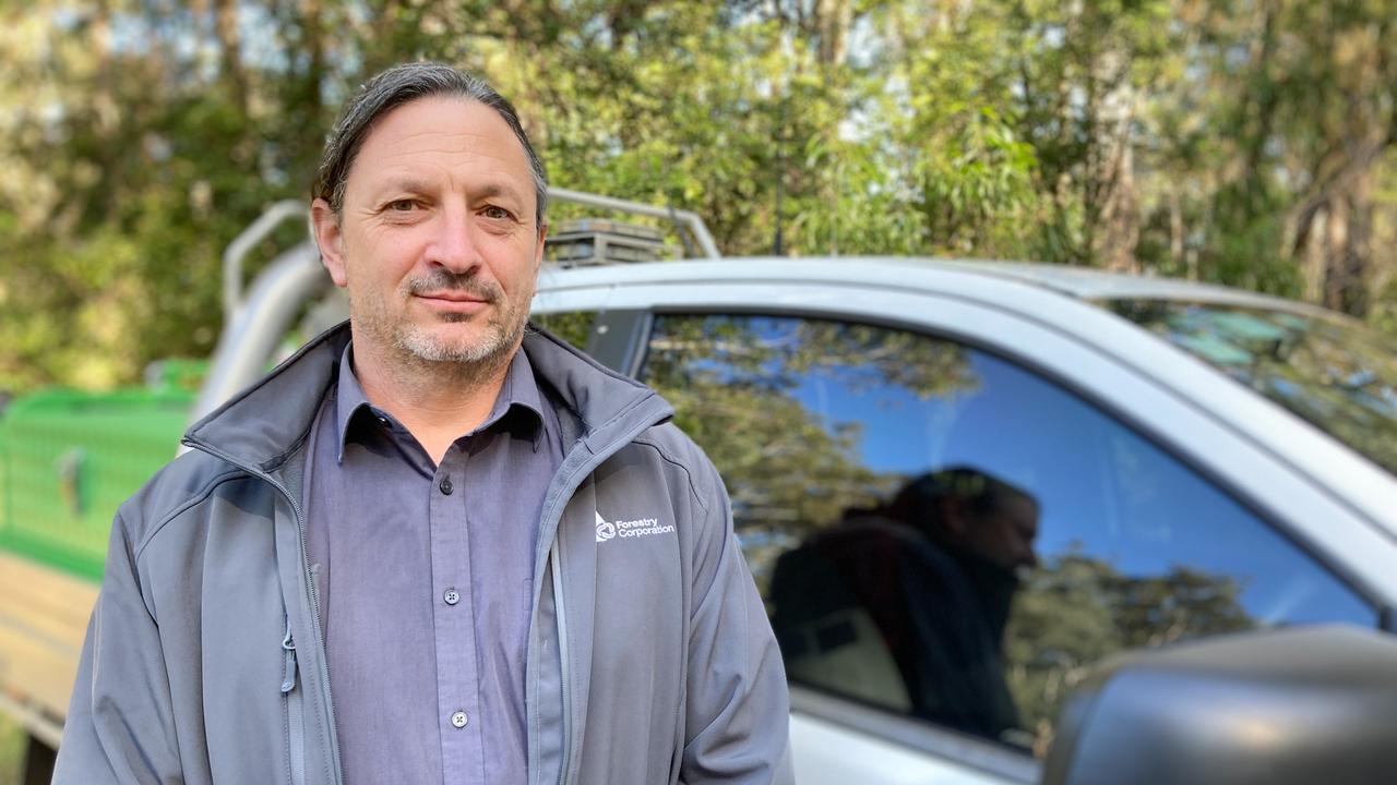 Forestry Corporation NSW innovation manager Jamie Carter