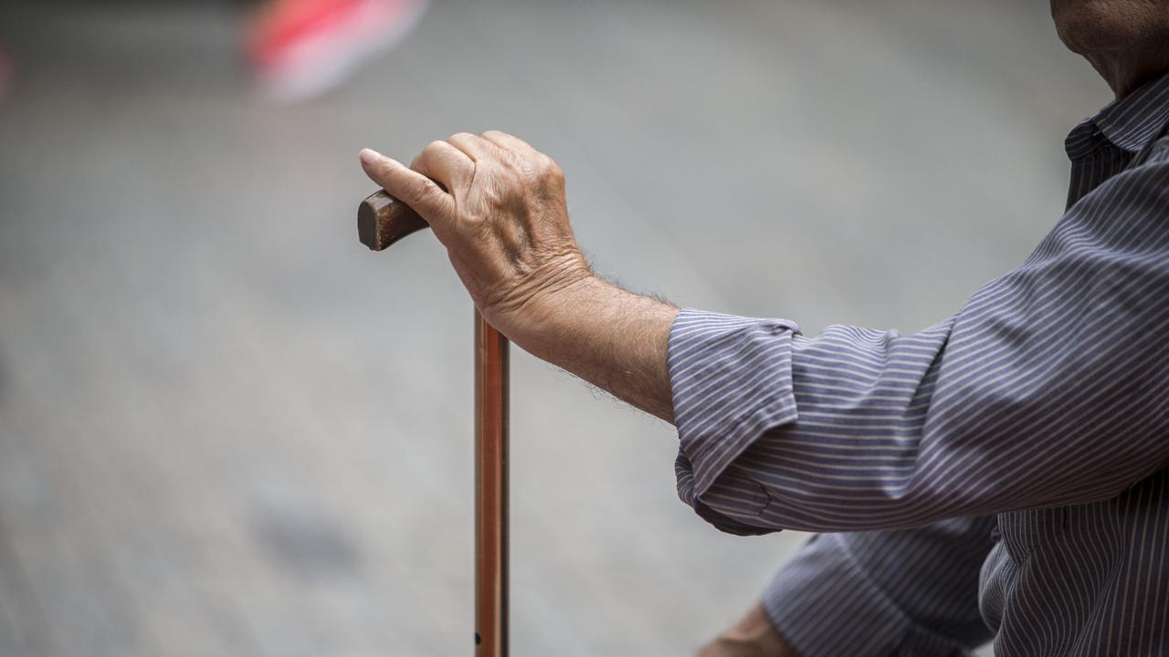 A stock photo of an elderly man