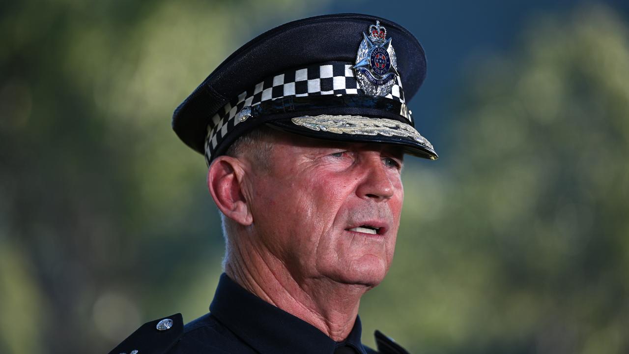 Chief Commissioner of Victoria Police Mike Bush (file image)