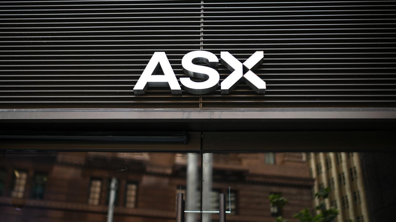 The ASX logo at the Australian Securities Exchange in Sydney