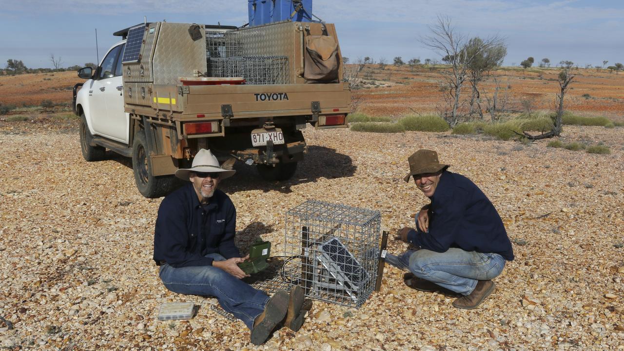 Ecologists Nick Leseberg and Steve Murphy