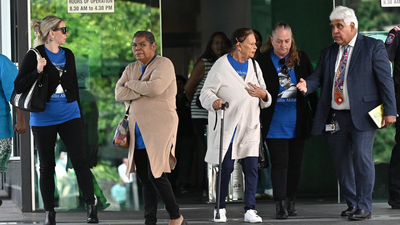 Family and friends of Tallis Ahfat 