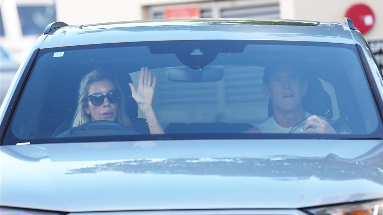 Ben Roberts-Smith and his partner Sarah Matulin (file)