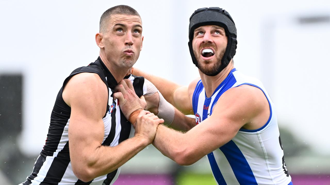 Tristan Xerri is back to lead the Kangaroos' ruck battle.