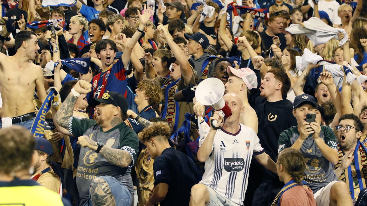 Newcastle Jets fans.