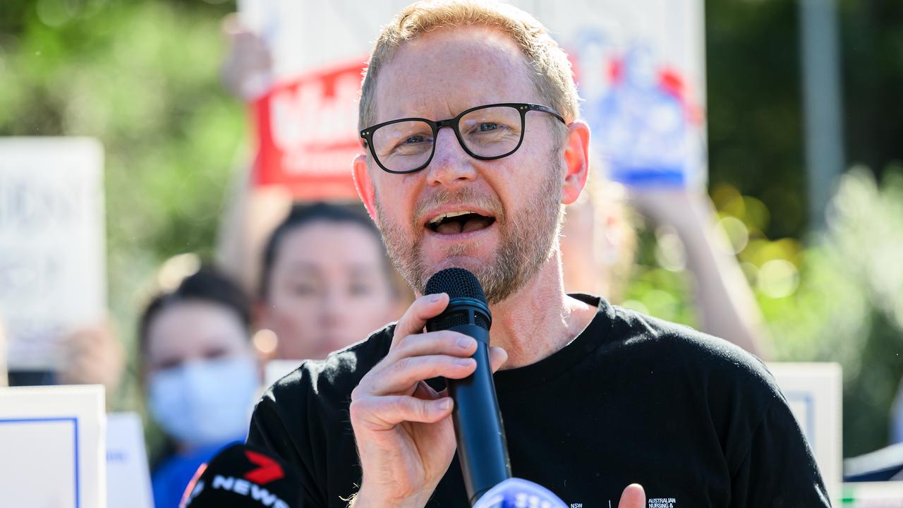 NSW Nurses and Midwives' Association official Michael Whaites