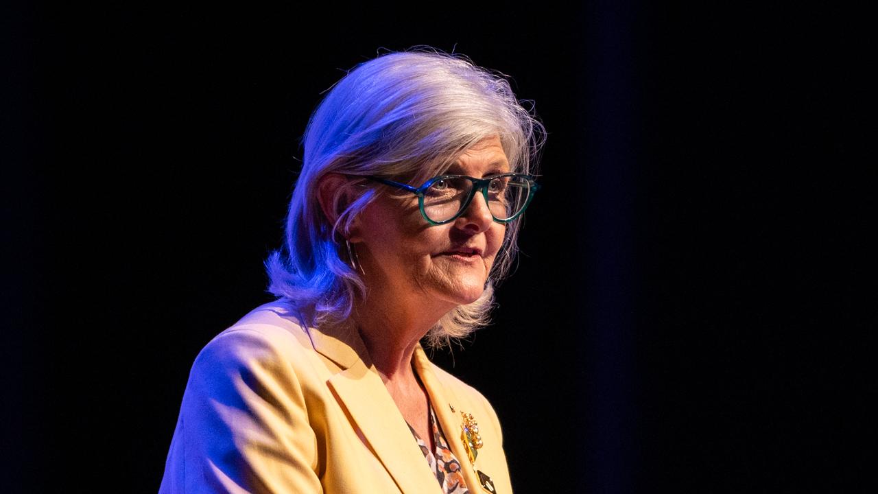 Governor-General Sam Mostyn speaks at the Women Deliver conference